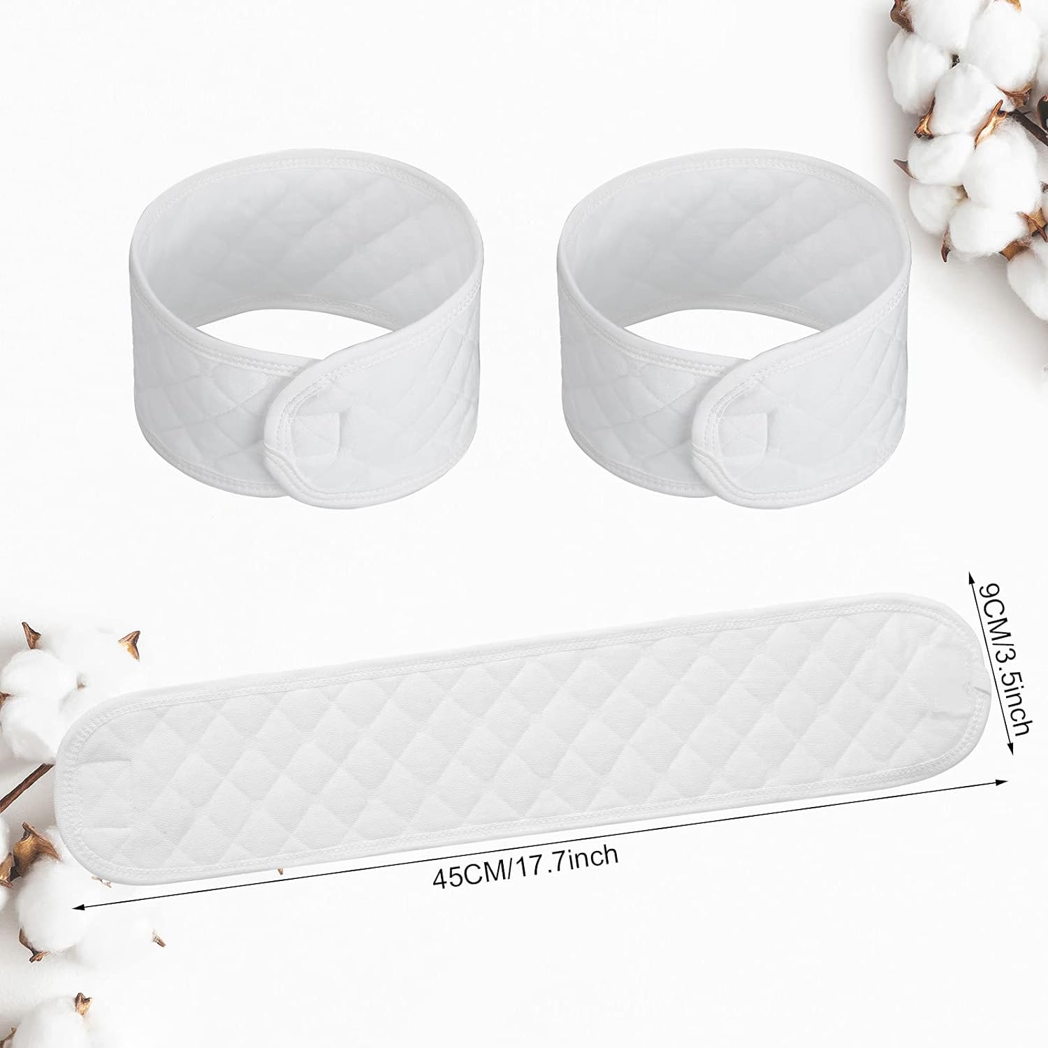 Nuanchu 20 Pieces Baby Belly Band Cotton Newborn Belly Belt Infant Umbilical Cord Protector Soft Baby Belly Button Band Newborn Navel Belt for Protection Abdomen Baby Boy Girl Gifts 0-12 Months - Image 2